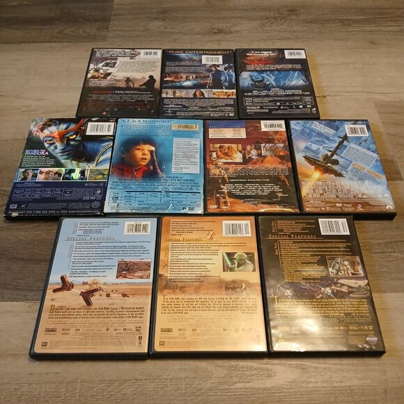 DVD Lot Avatar E.T. Cowboys Vs Aliens Star Wars The Fifth Element Total Recall - Picture 2 of 9